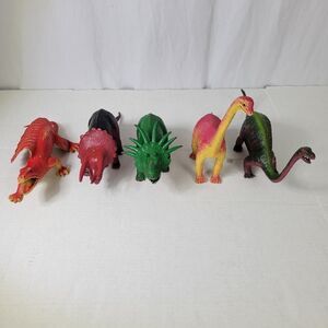 1986 Dor‎ Mei Rubber Dinosaur Set